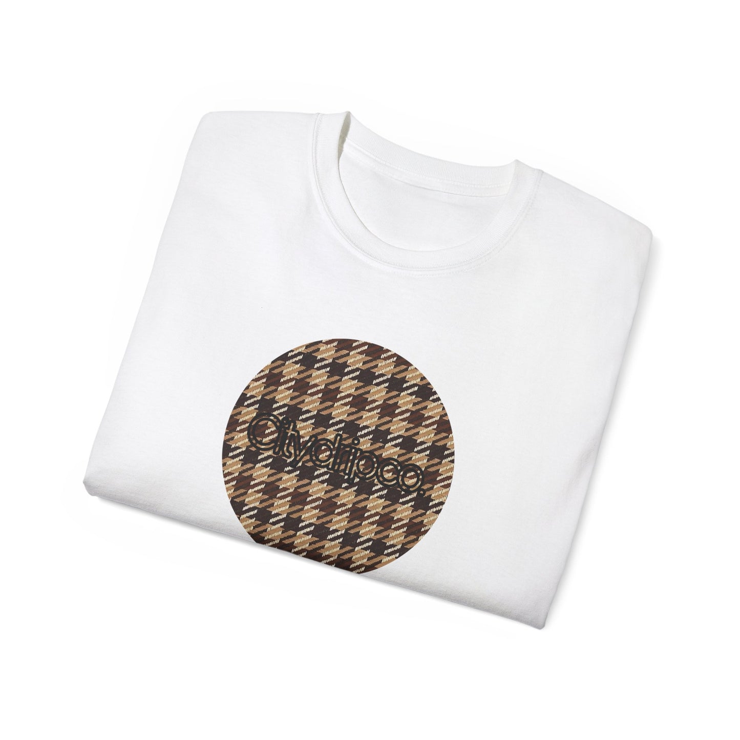 Citydripco. Plaid  Brownleaf Graphic Unisex Ultra Cotton Tee - Casual Chic Style