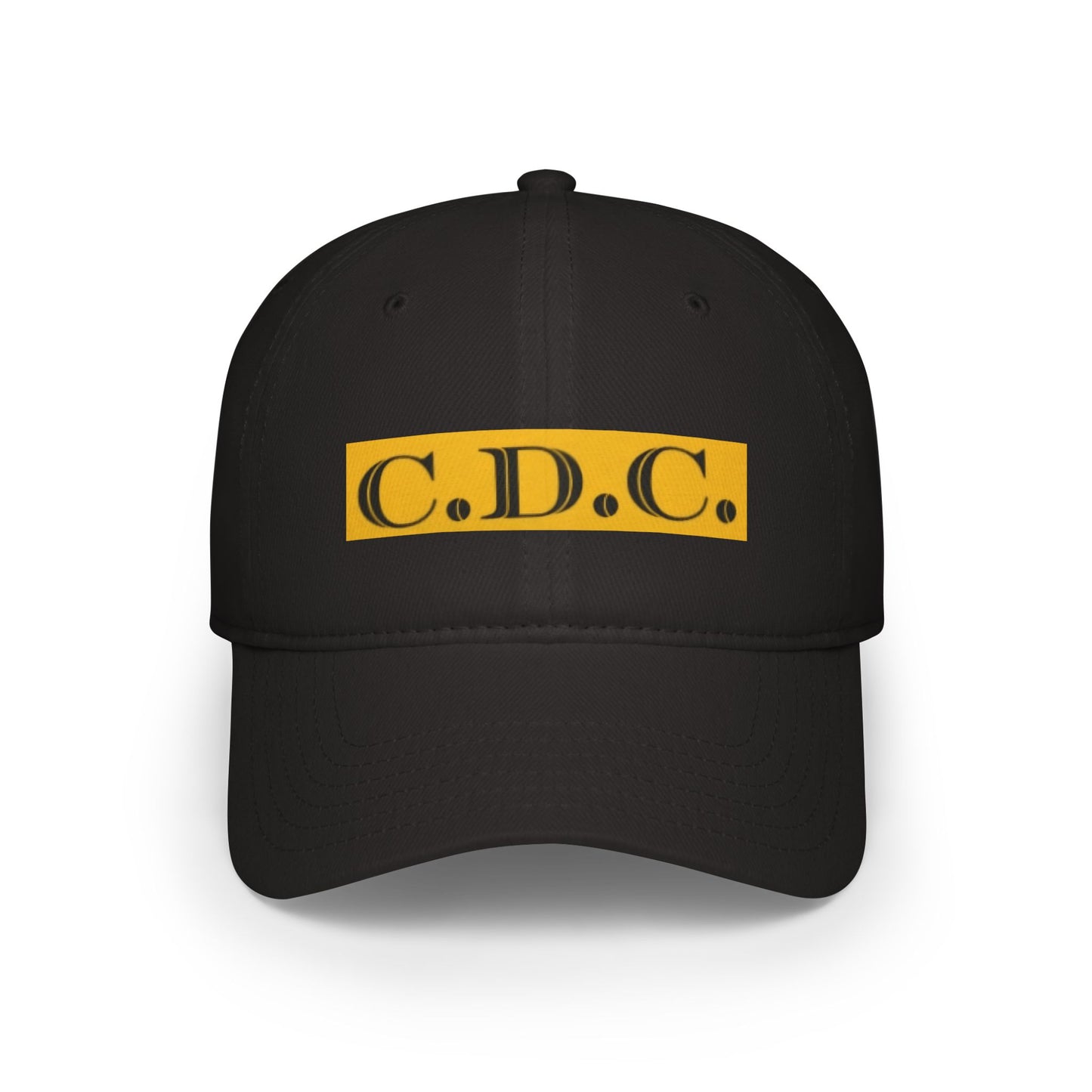 C.D.C. Monogram Profile Baseball Cap - Stylish Adjustable Hat for Everyday Wear