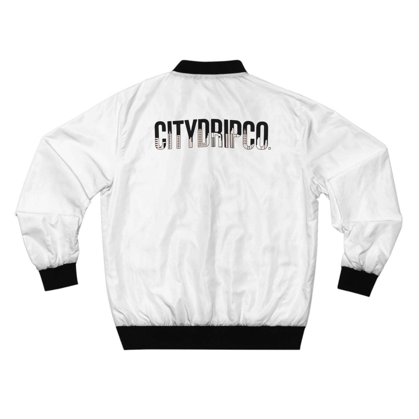 A Citydripco. Letter City Men's Bomber Jacket, Urban Fashion, Trendy Outerwear, Street Style Clothing, Gift for Him