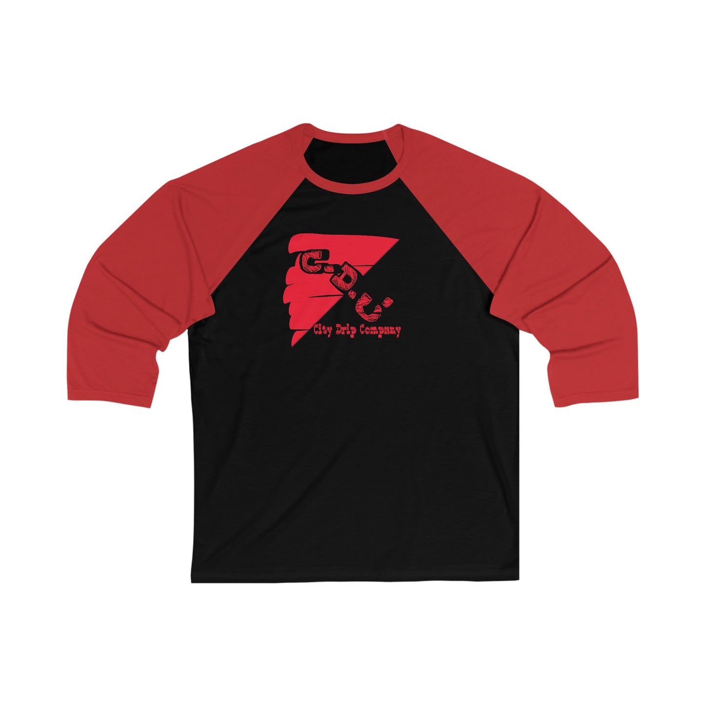 C.D.C. Signature Unisex 3\4 Sleeve Baseball Tee
