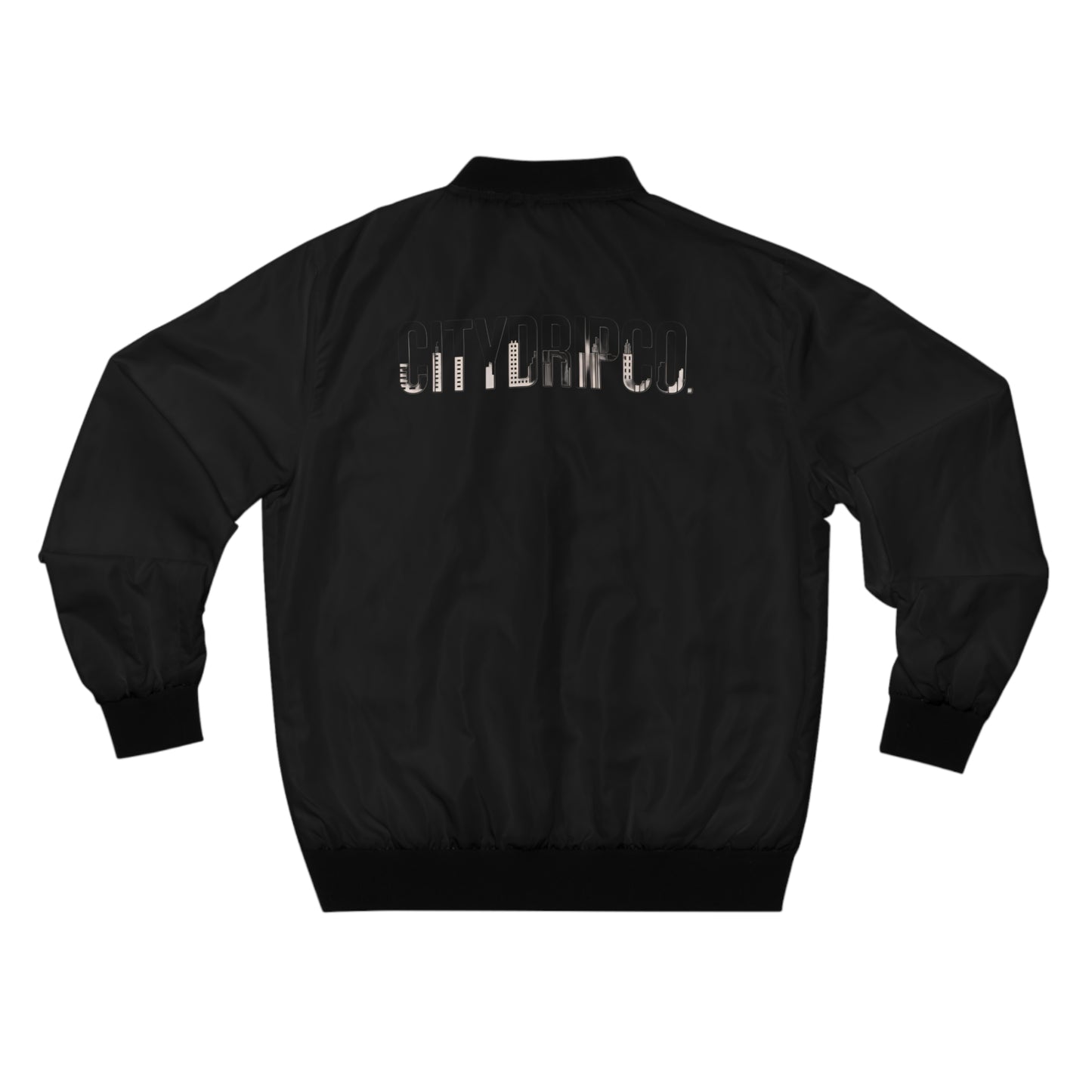 A Citydripco. Letter City Men's Bomber Jacket - Modern Fashion, Streetwear, Casual, Layering, Gift Idea
