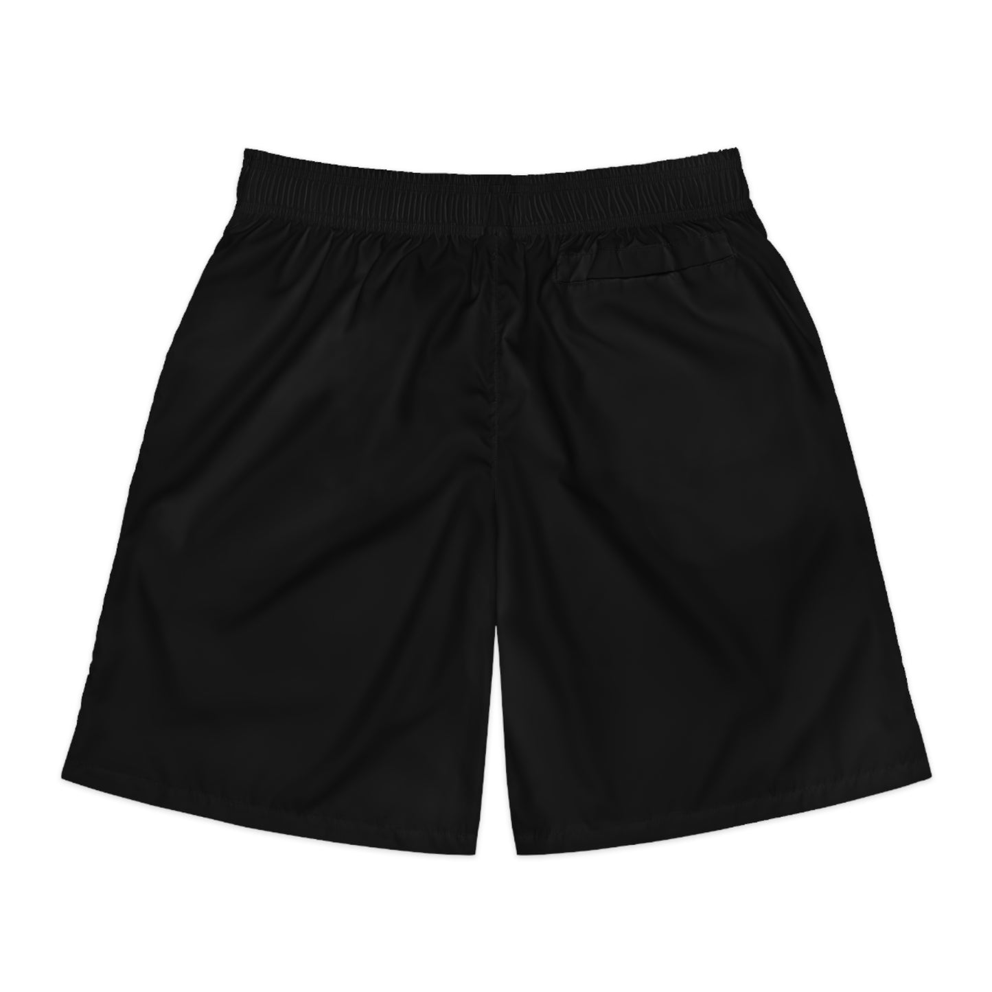 A C.D.C. Skyline Men’s Jogger Shorts — "C.D.C." Urban Sunset Graphic