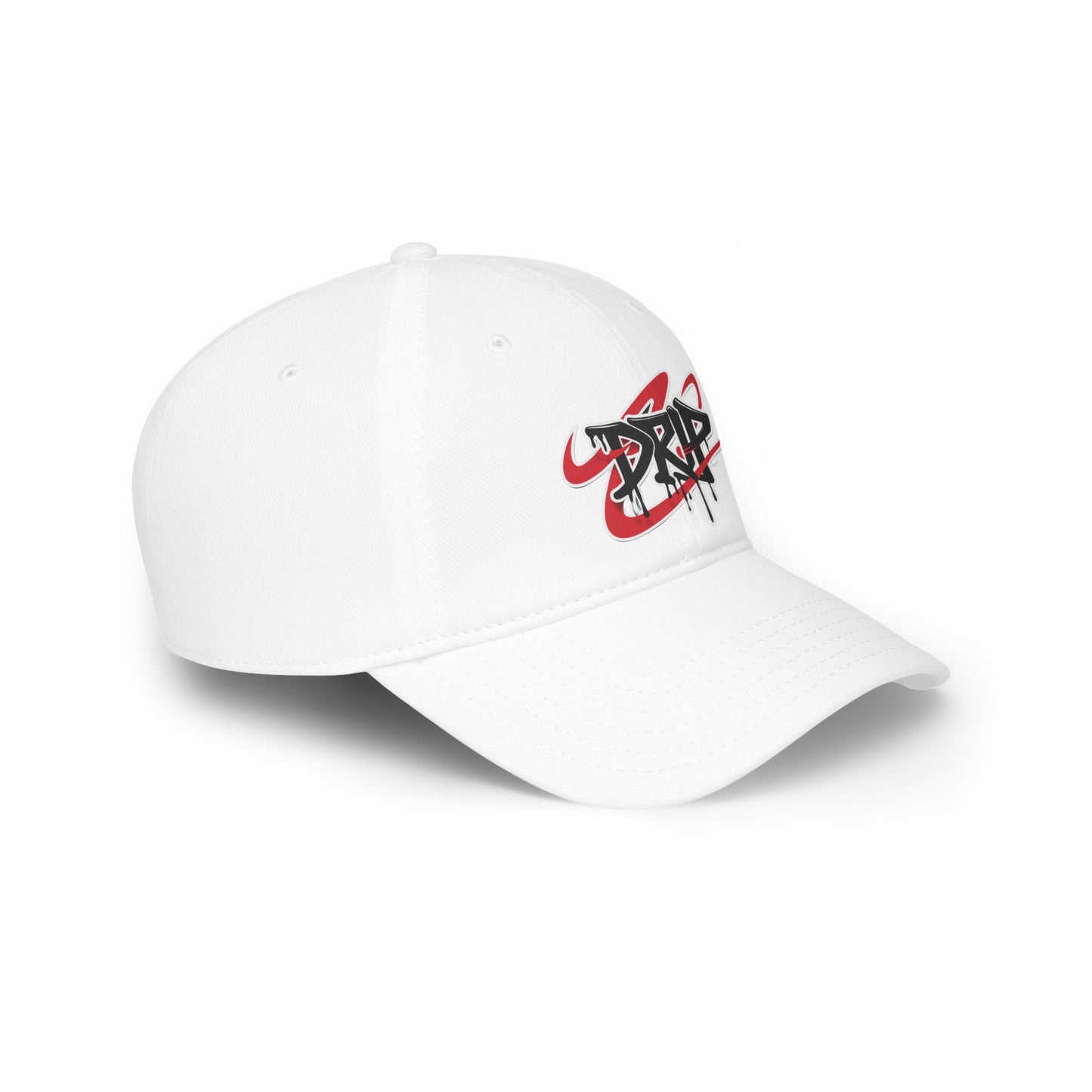 City Drip Co. Swoosh Style Low Profile Baseball Cap | Casual Streetwear, Gift for Him/Her, Fashion Accessory, Trendy Summer Hat, Graphic Cap