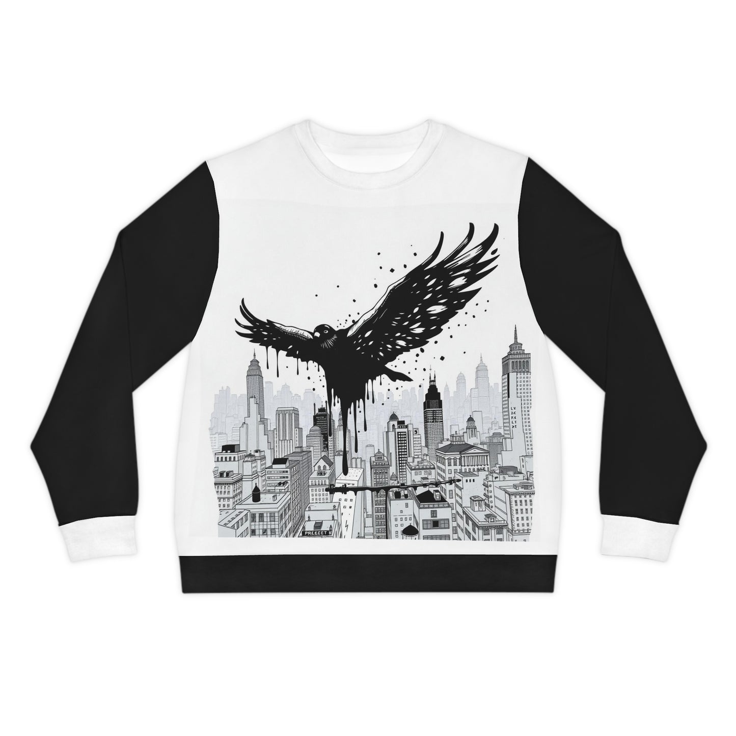 Citydripco. Birddrip Lightweight Sweatshirt, Graffiti Art Pullover, Streetwear Fashion, Gift for Artists, Cool Graphic Sweater, Trendy Casual Wear