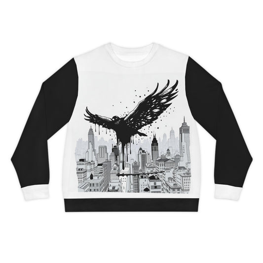 Citydripco. Birddrip Lightweight Sweatshirt, Graffiti Art Pullover, Streetwear Fashion, Gift for Artists, Cool Graphic Sweater, Trendy Casual Wear