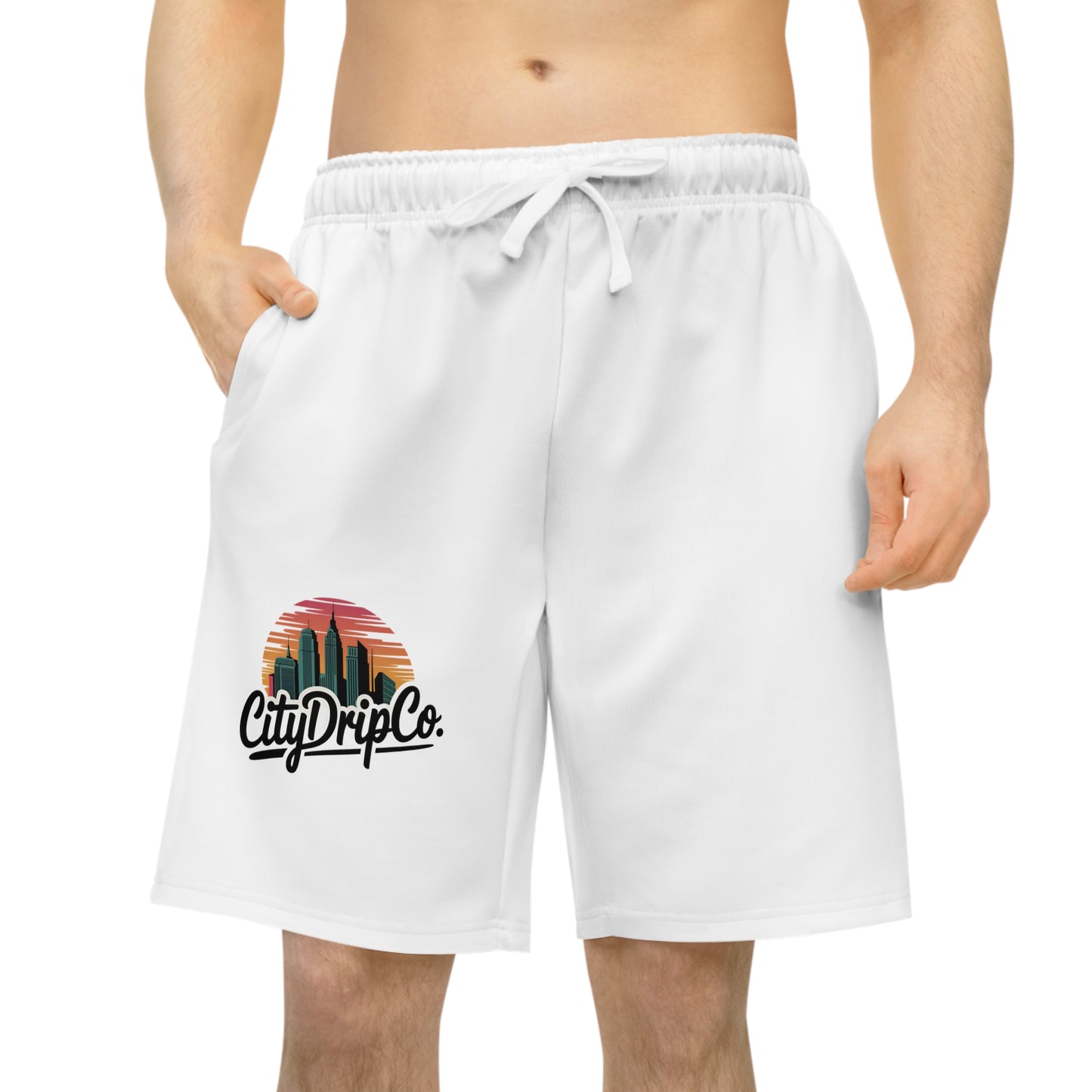 CityDripCo. Sunset City Athletic Long Shorts - Casual Comfort for Active Lifestyles