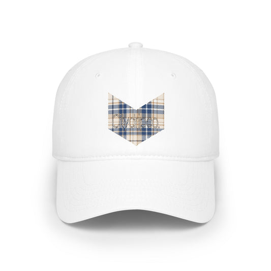 Citydripco. Plaidly Blue Low Profile Baseball Cap for Casual Style