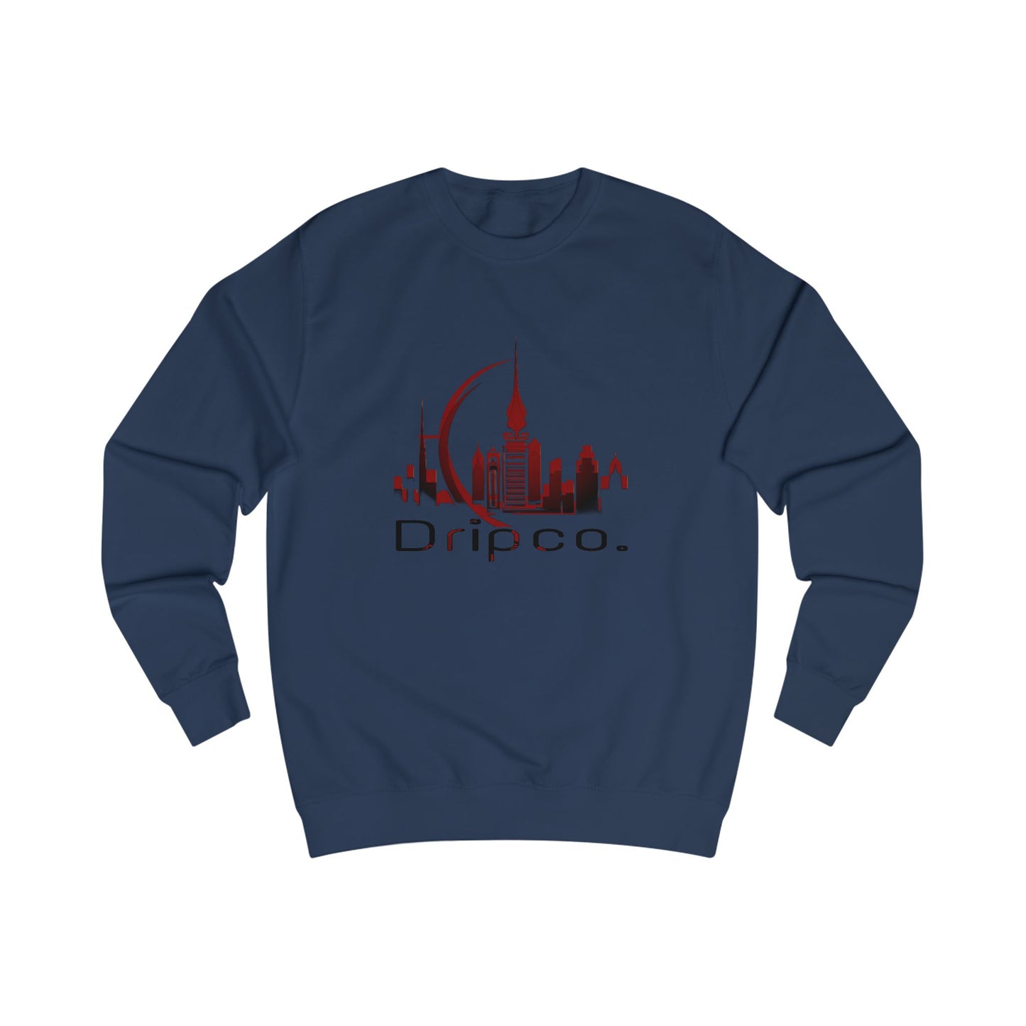 A City Dripco. Unisex Sweatshirt, Casual Pullover Sweater, Gift for City Lovers, Trendy Streetwear, Cozy Lightweight Apparel