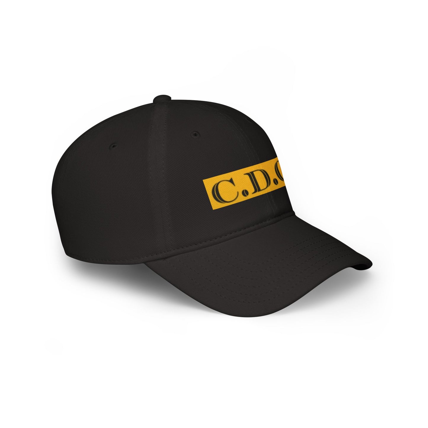C.D.C. Monogram Profile Baseball Cap - Stylish Adjustable Hat for Everyday Wear