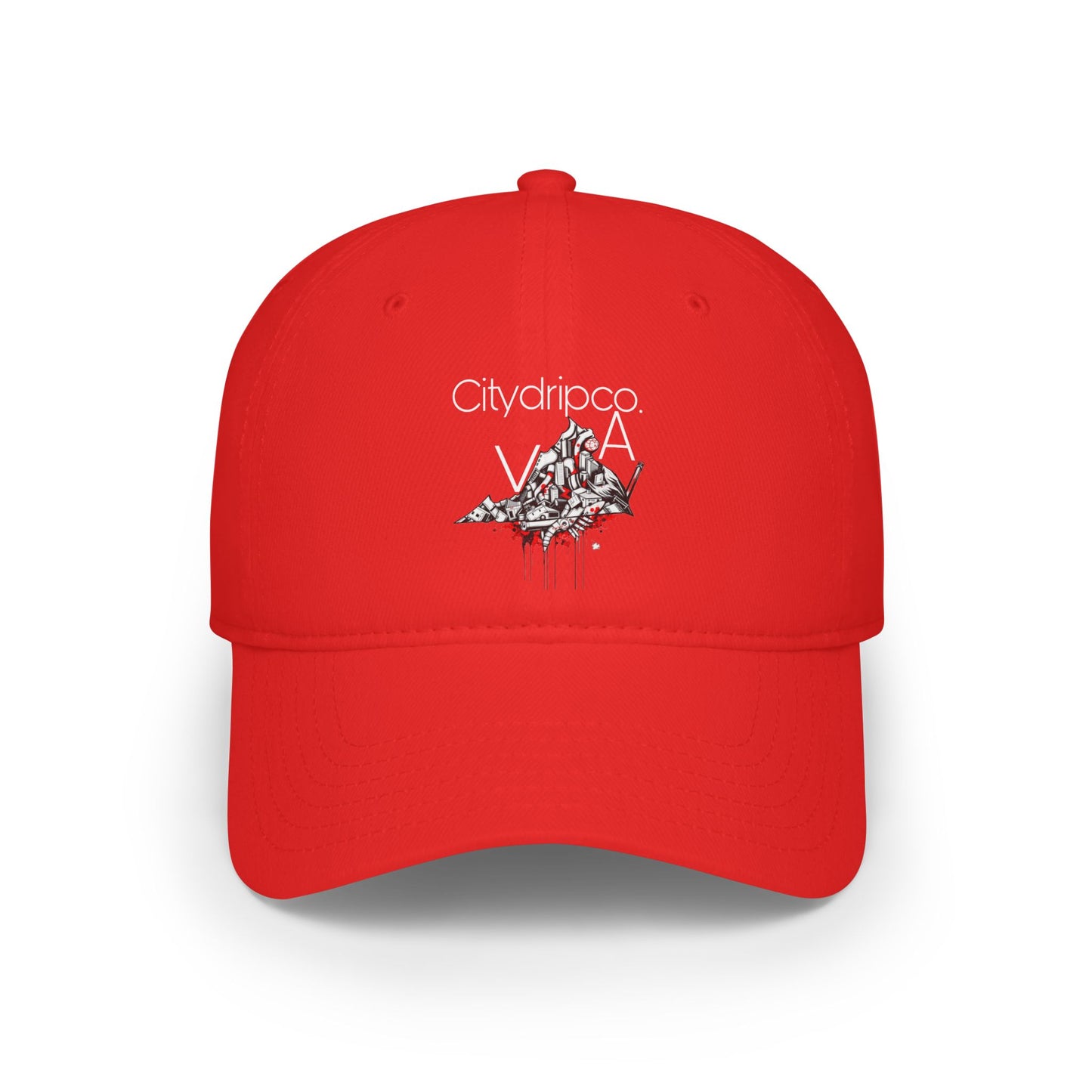Mens Citydripco. Virginia Low Profile Baseball Cap - Trendy Adjustable Hat for Everyday Style