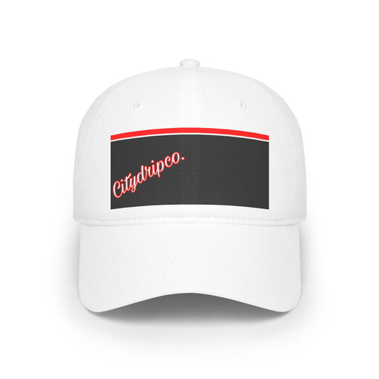 Citydripco. Old Skool Profile Baseball Cap with Citydripco. Design