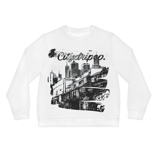 Citydripco. Urban Graffiti Lightweight Sweatshirt - Comfort and Style for Everyday Wear