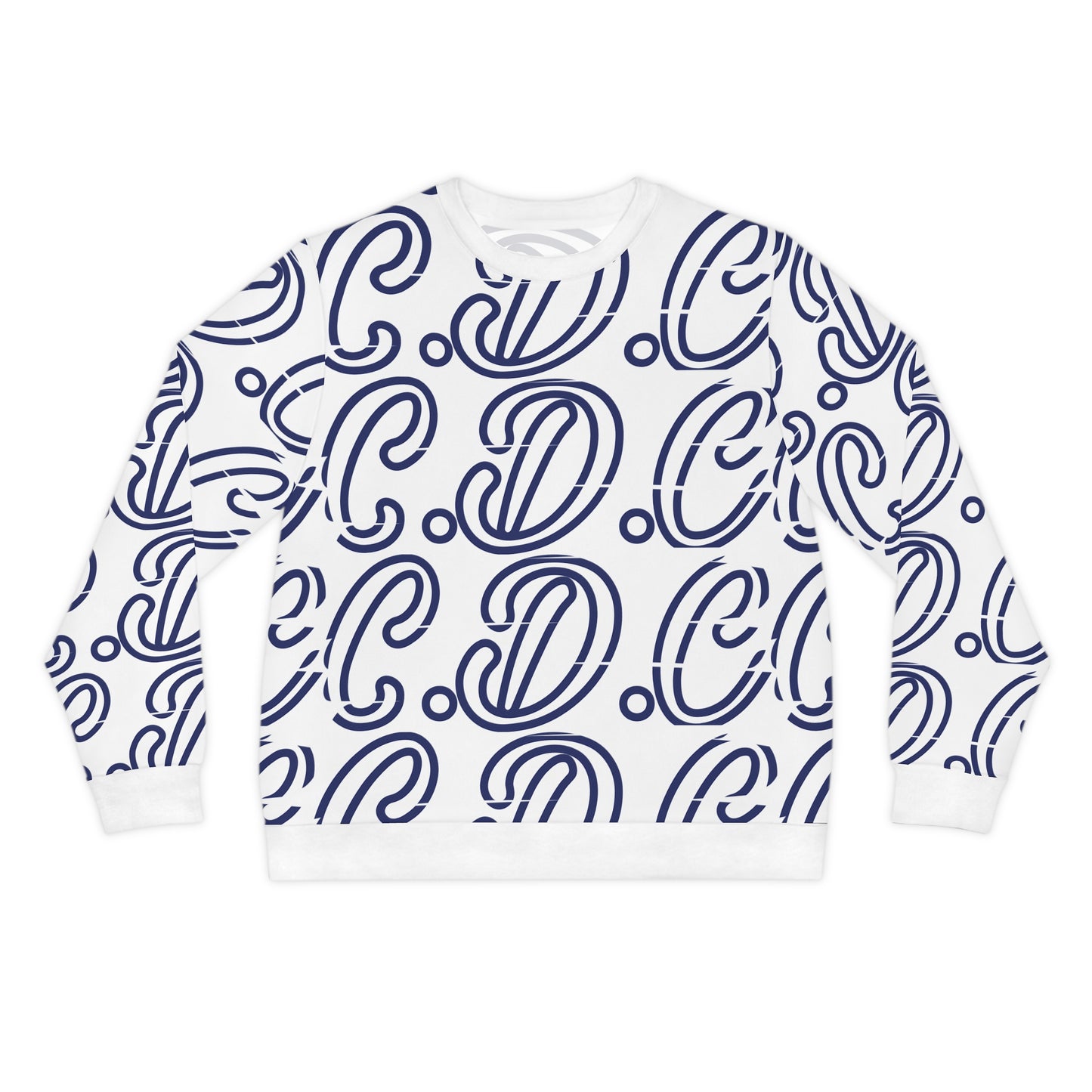 C.D.C. Monogram Lightweight Sweatshirt with Trendy Pattern - Perfect for Casual Wear