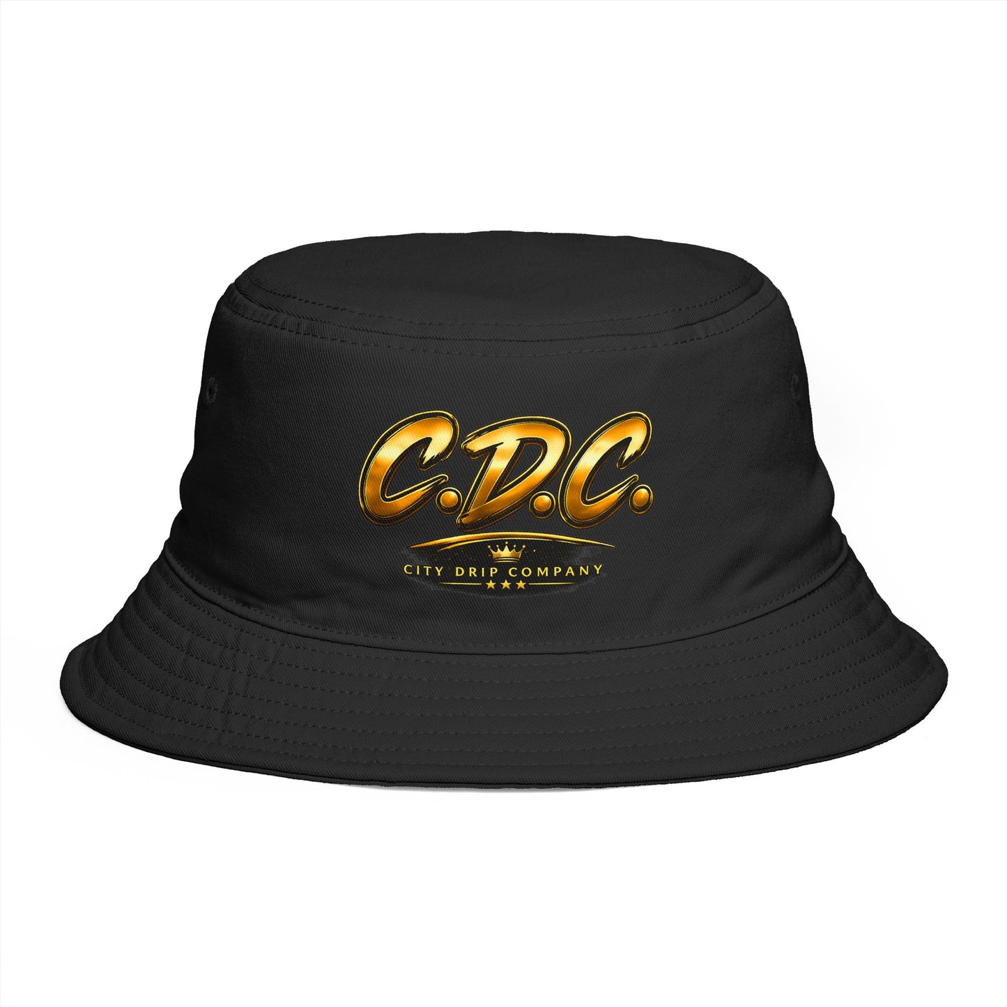A C.D.C. Skyline  Bucket Hat — Vintage Coastal Logo Sunlight Beach Vibe