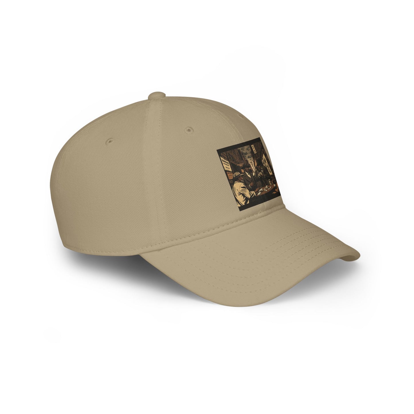 Black Card Game Low Profile Baseball Cap - Perfect for Gamers and Casual Outings