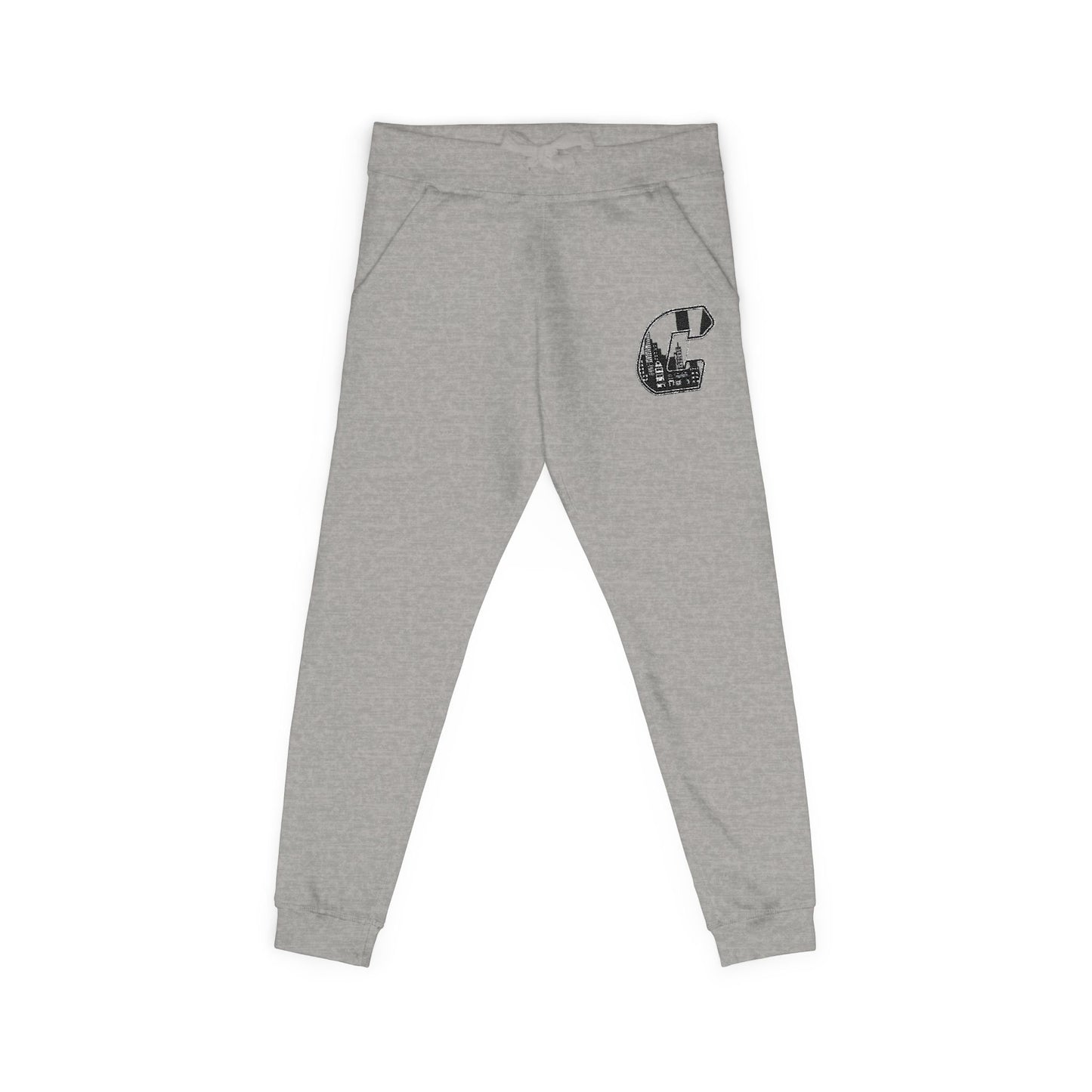 A Citydripco. City C Unisex Fleece Sweatpants with Embroidery, Cozy Lounge Pants, Ideal Gift for Her or Him, Perfect for Relaxation, Winter Wear, Casual Style