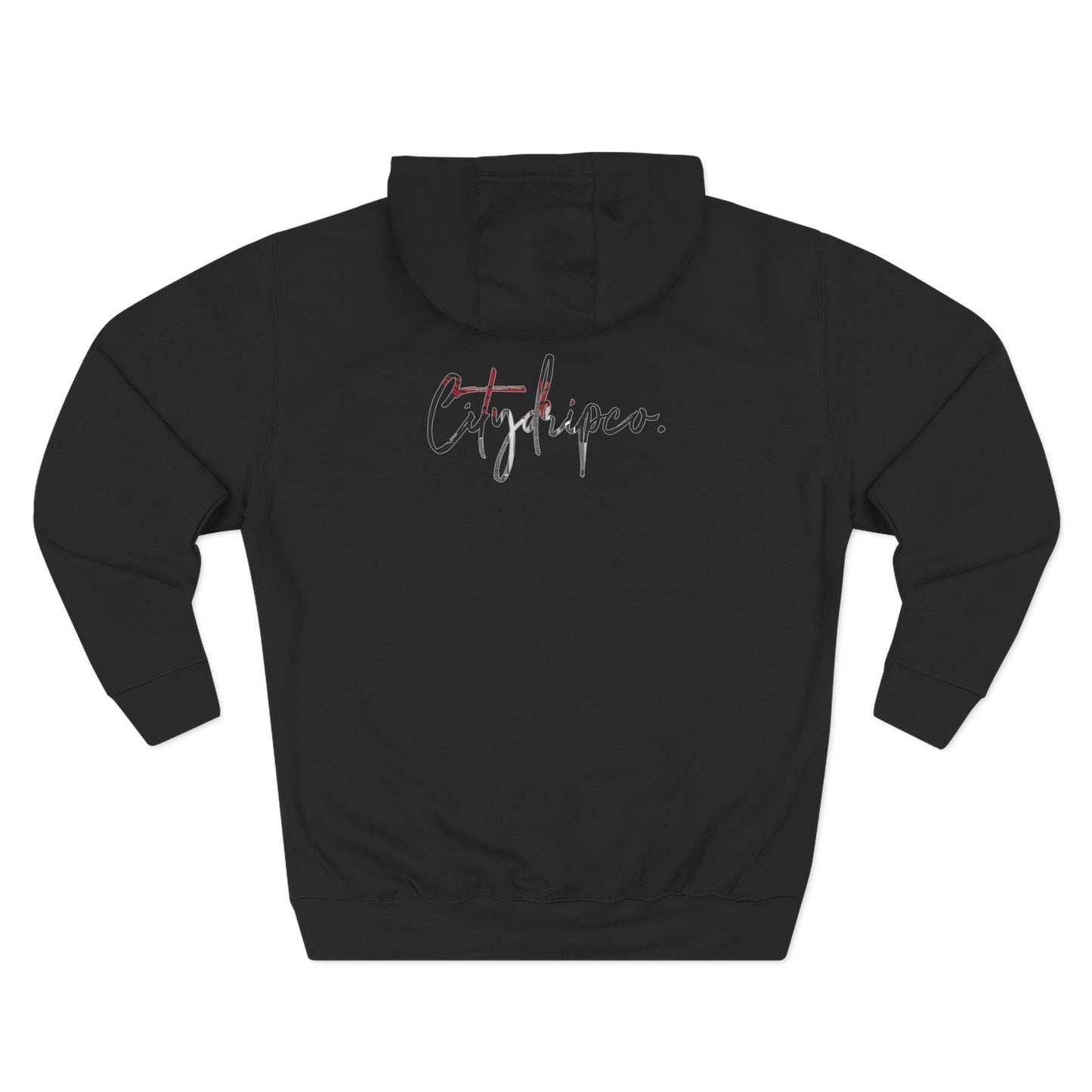 Citydripco. American Fleece Hoodie, Cozy Streetwear, Stylish Gift for Him/Her, Cityscape Design, Perfect for Casual Looks, Everyday Wear