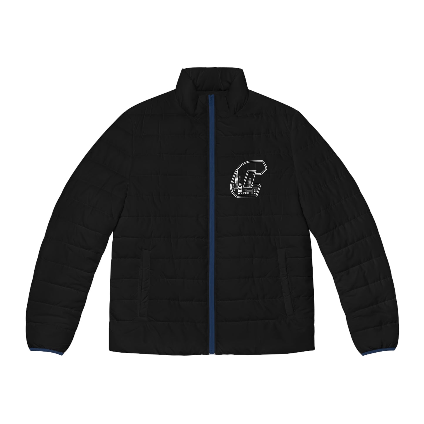 Citydripco City C Puffer Jacket — Vintage C Logo & Script Quilted Coat
