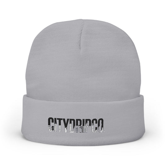 A Citydripco. Letter City Knit Beanie with Custom Embroidery, Fashionable Winter Hat, Perfect Gift for Him or Her, Stylish Accessory for All Occasions, [...]