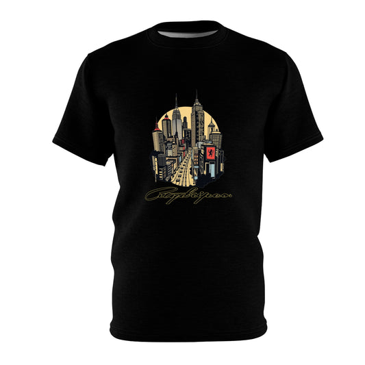 Urban Skyline Unisex Tee | Graphic Cityscape Design for Casual Style