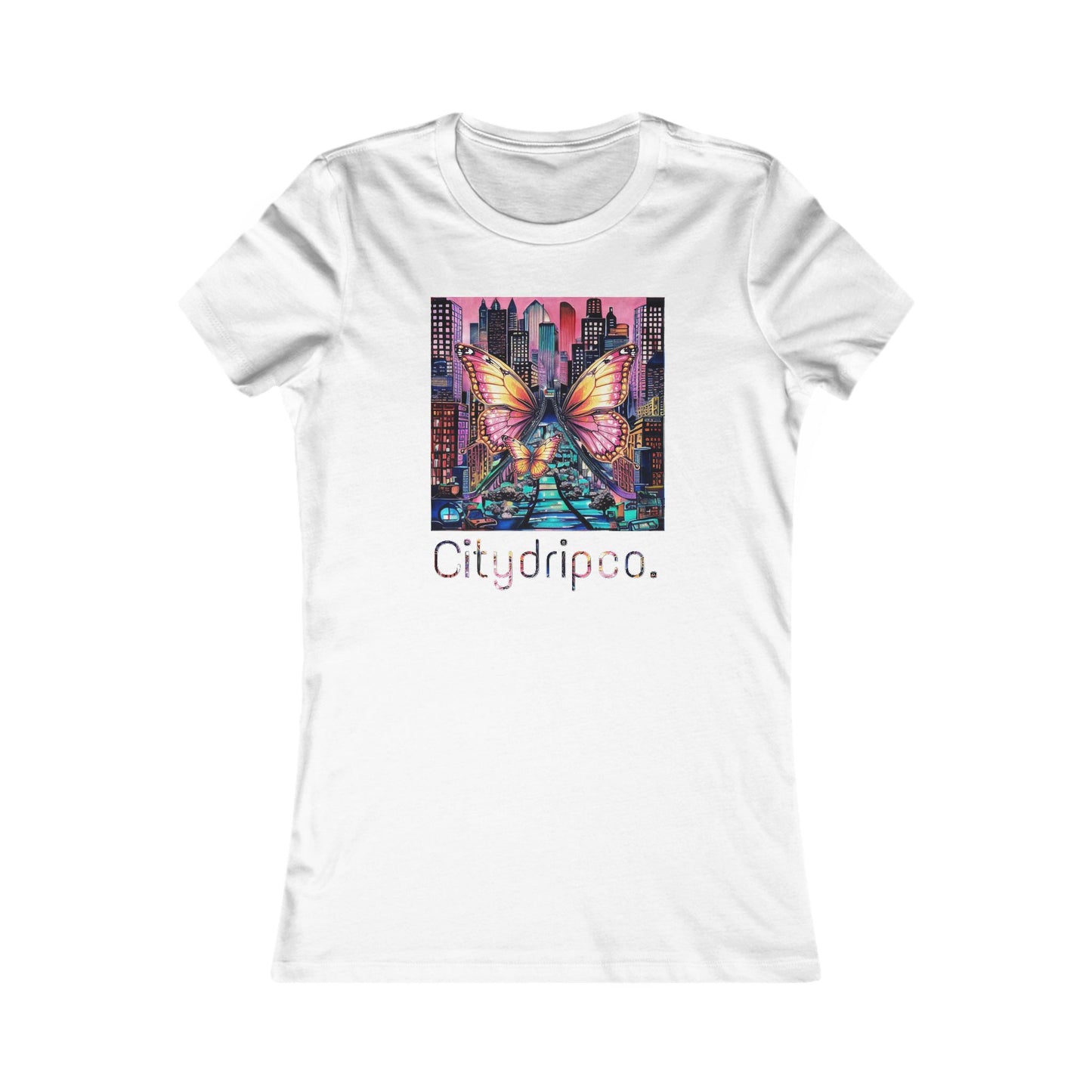 Citydripco. Butterfly Graphic Tee