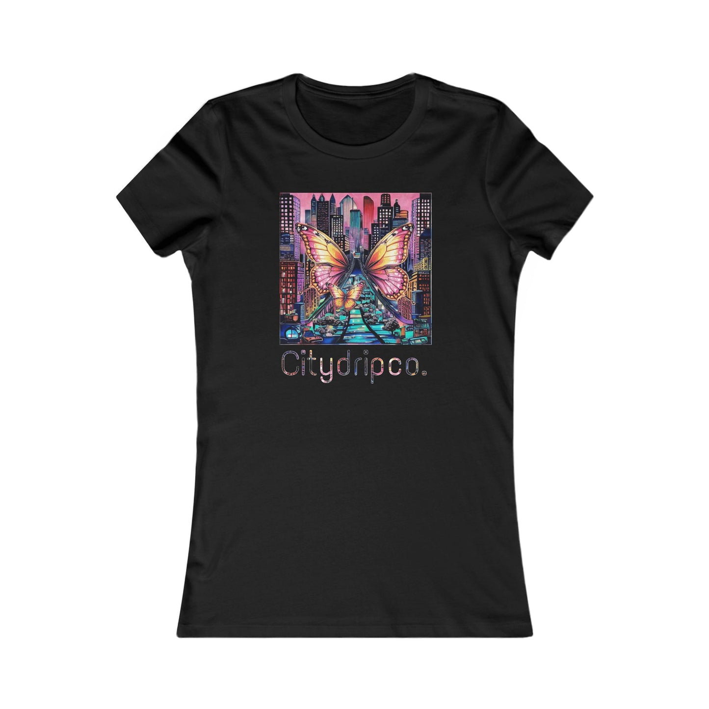 Citydripco. Butterfly Graphic Tee