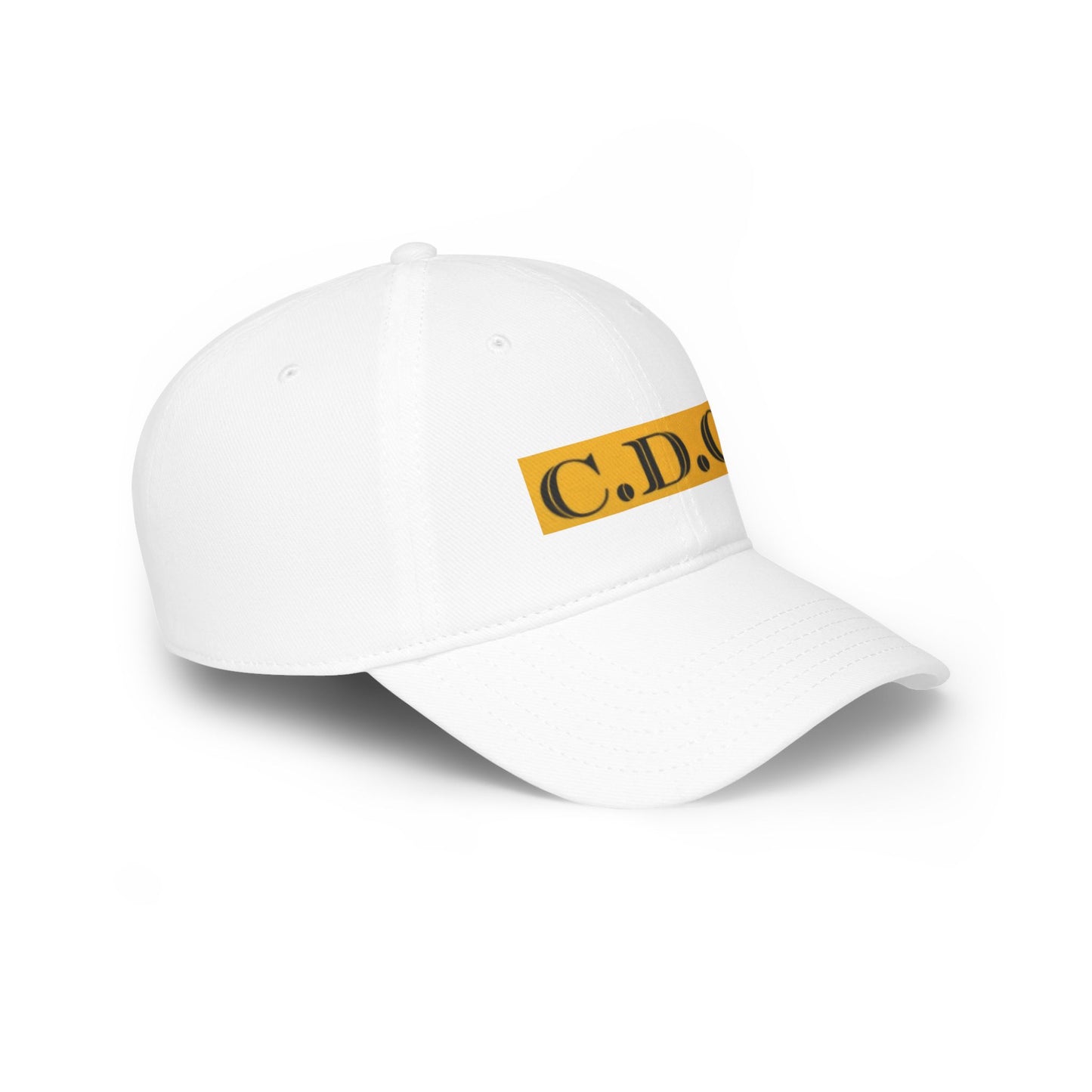 C.D.C. Monogram Profile Baseball Cap - Stylish Adjustable Hat for Everyday Wear