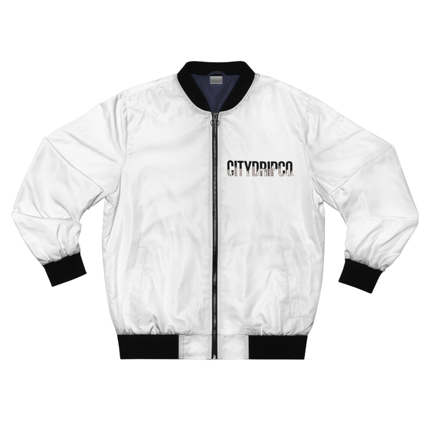 A Citydripco. Letter City Men's Bomber Jacket, Urban Fashion, Trendy Outerwear, Street Style Clothing, Gift for Him