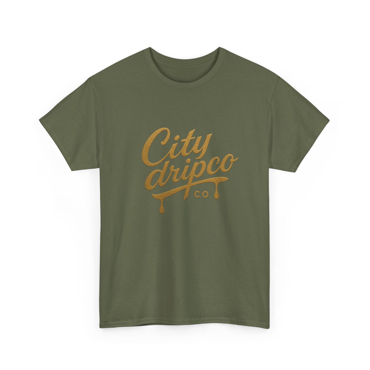 City Drip Co. Unisex Heavy Cotton Tee - Trendy Casual Wear, Street Style Fashion, Urban Apparel, Gift for Friends, Everyday Comfort