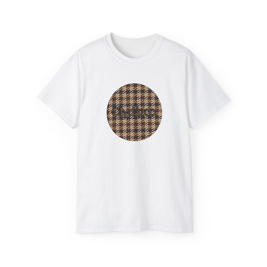Citydripco. Plaid  Brownleaf Graphic Unisex Ultra Cotton Tee - Casual Chic Style