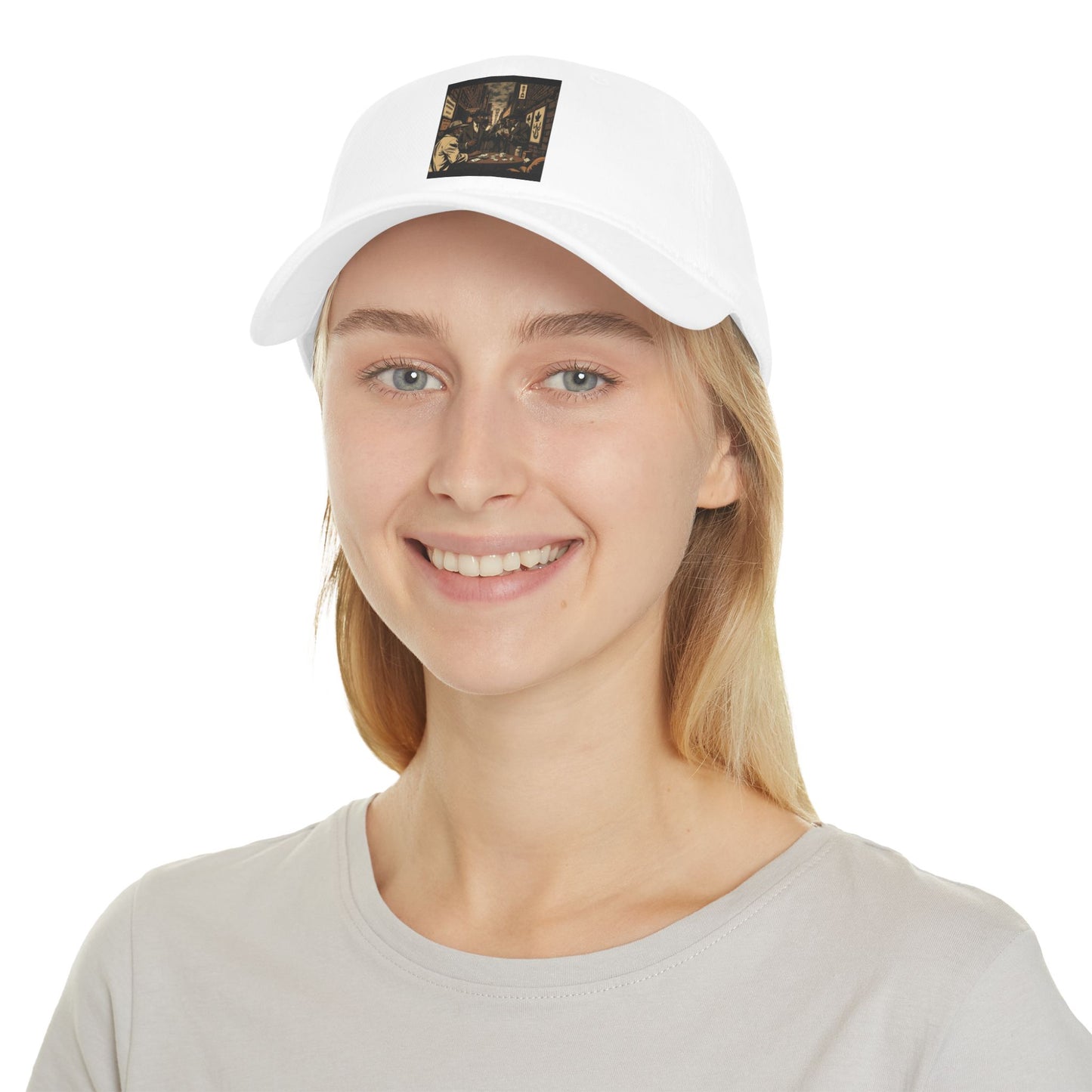 Black Card Game Low Profile Baseball Cap - Perfect for Gamers and Casual Outings