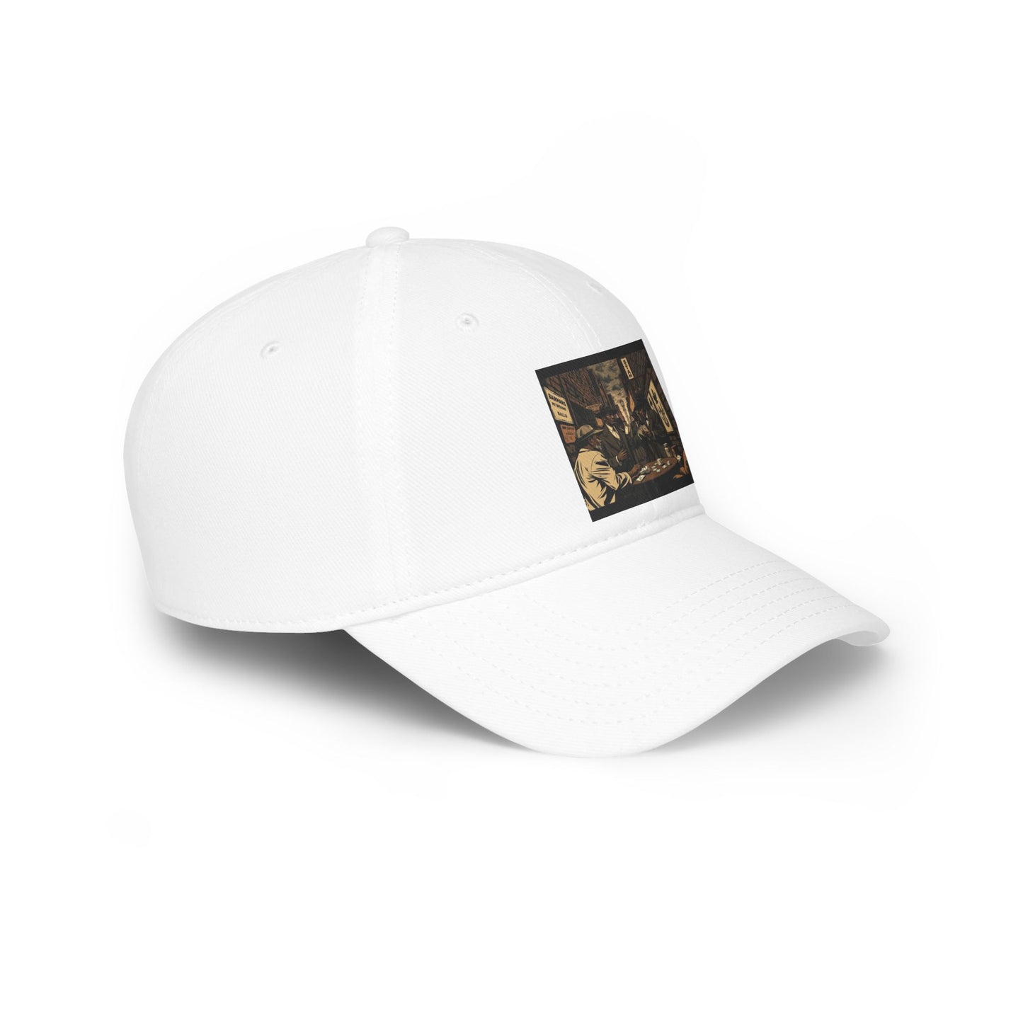 Black Card Game Low Profile Baseball Cap - Perfect for Gamers and Casual Outings