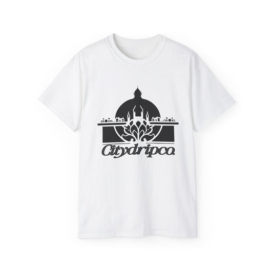 Citydripco. City Black Unisex Ultra Cotton Tee - Casual Graphic T-Shirt for Urban Style Lovers