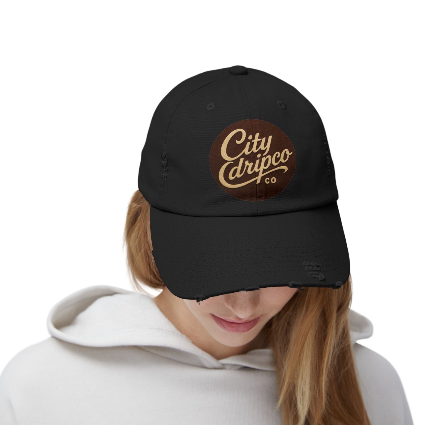A Citydripco. Classic Unisex Distressed Cap for Casual Style, Perfect for Outdoor Adventures, Everyday Wear, Gift for Him or Her, Distressed Hat for Summer