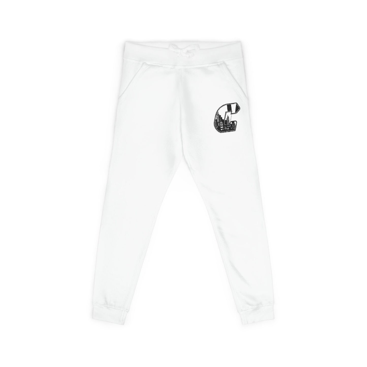 A Citydripco. City C Unisex Fleece Sweatpants with Embroidery, Cozy Lounge Pants, Ideal Gift for Her or Him, Perfect for Relaxation, Winter Wear, Casual Style