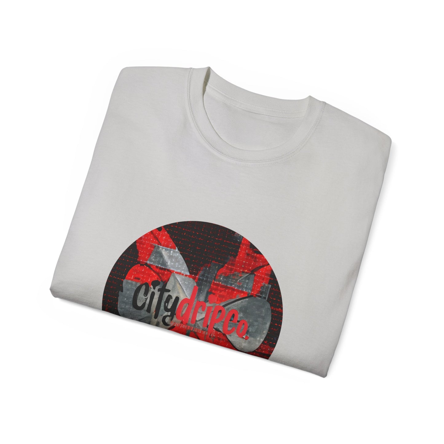 Citydripco. Red Flag Urban Style Graphic Tee - City Vibes Unisex Cotton T-Shirt, Streetwear Fashion, Casual Wear, Gift for Him/Her, Summer Outfit