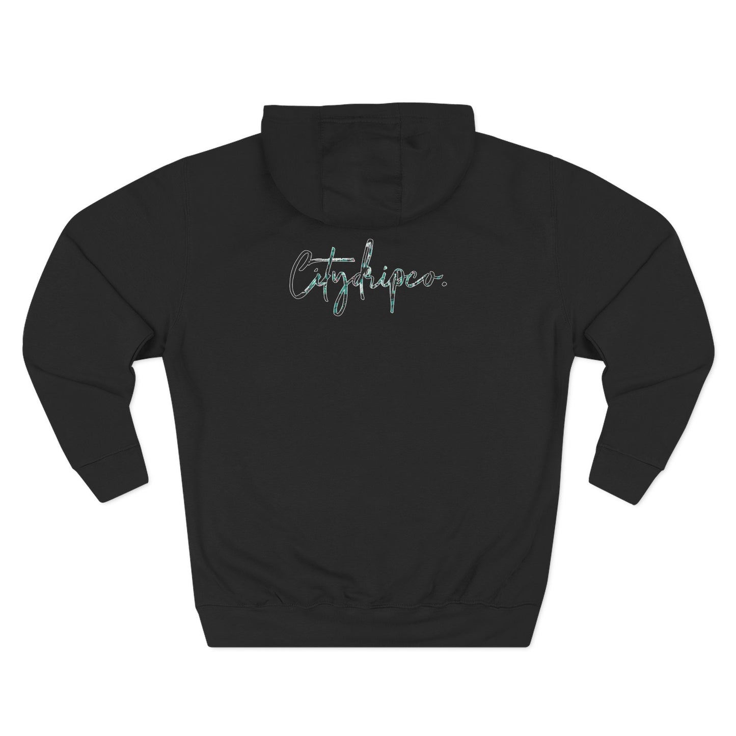 Citydripco. Splash City Three-Panel Fleece Hoodie: Cozy Urban Style, Streetwear Fashion, Gift for City Lovers, Casual Wear, Perfect for Fall