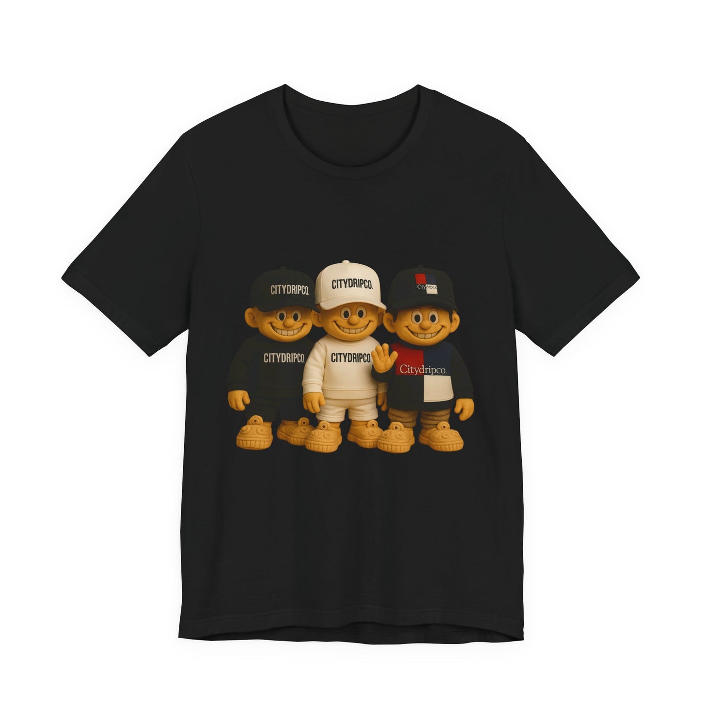 Citydripco Bears— Cute Triplet Doll Graphic Tee