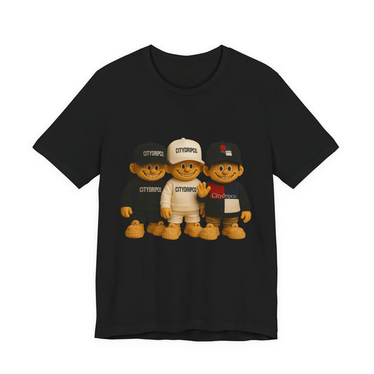 Citydripco Bears— Cute Triplet Doll Graphic Tee