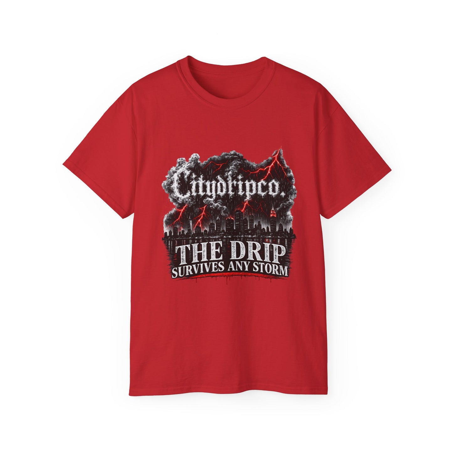 The Drip Survives Any Storm Tee - Citydripco Graphic T-Shirt