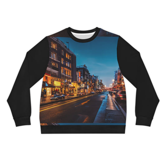 Citydripco. Urban Nights Lightweight Sweatshirt - Cozy Street Vibe