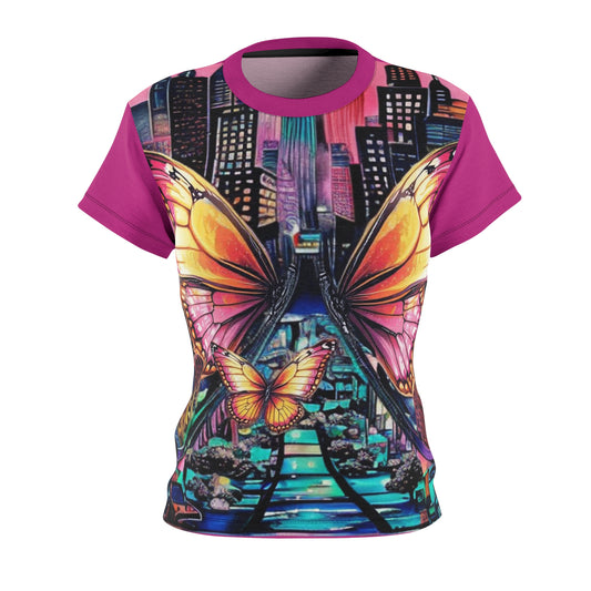 Citydripco. Butterfly City Women's Cut & Sew Tee