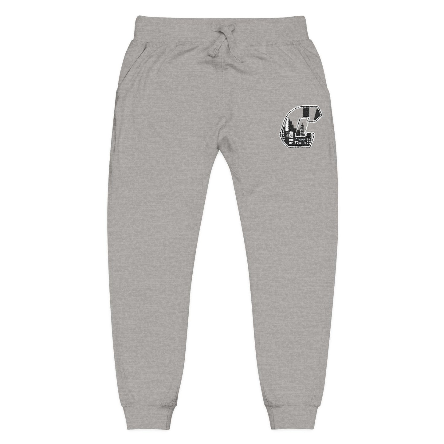 A Citydripco. City C Unisex Fleece Sweatpants with Embroidery, Cozy Lounge Pants, Ideal Gift for Her or Him, Perfect for Relaxation, Winter Wear, Casual Style