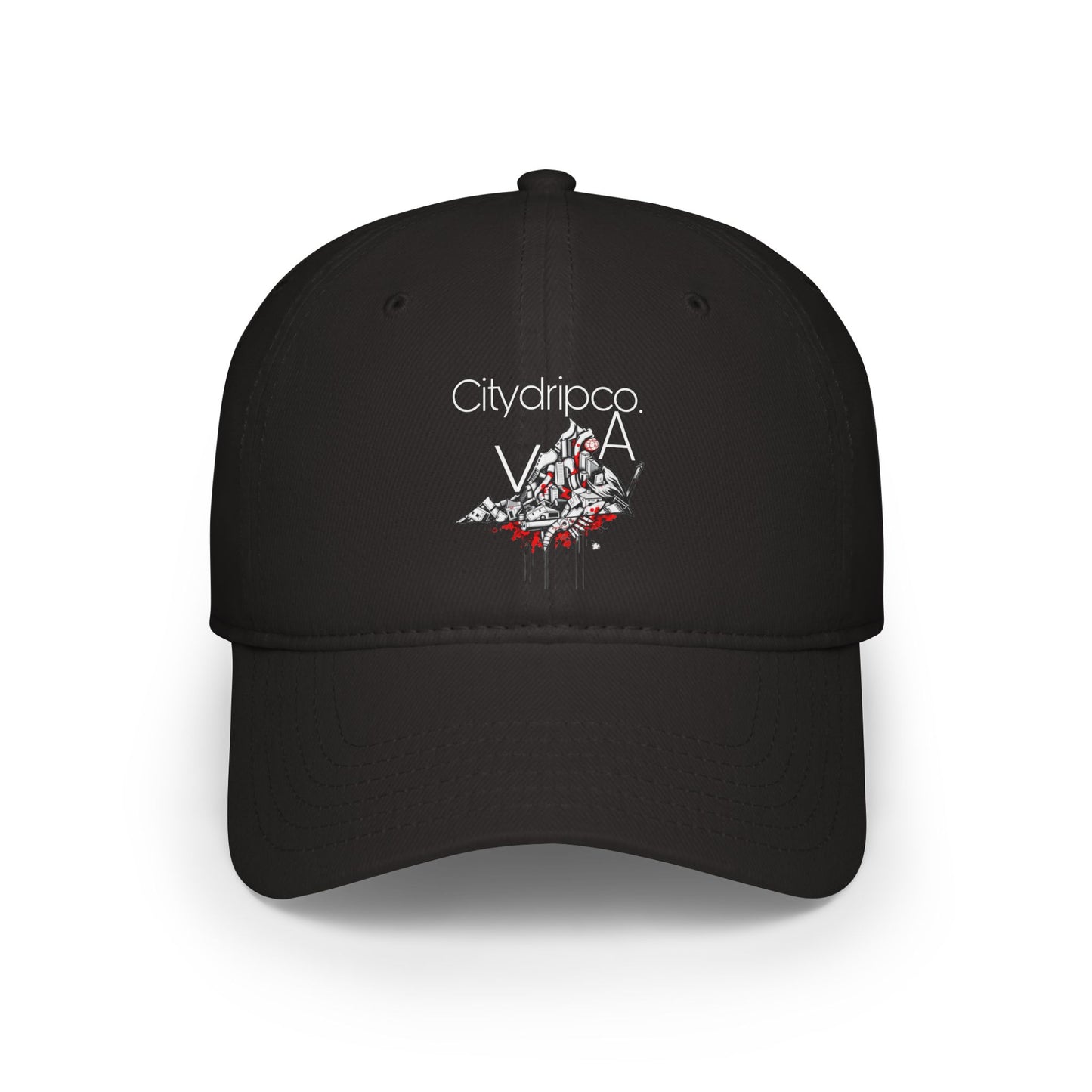 Mens Citydripco. Virginia Low Profile Baseball Cap - Trendy Adjustable Hat for Everyday Style