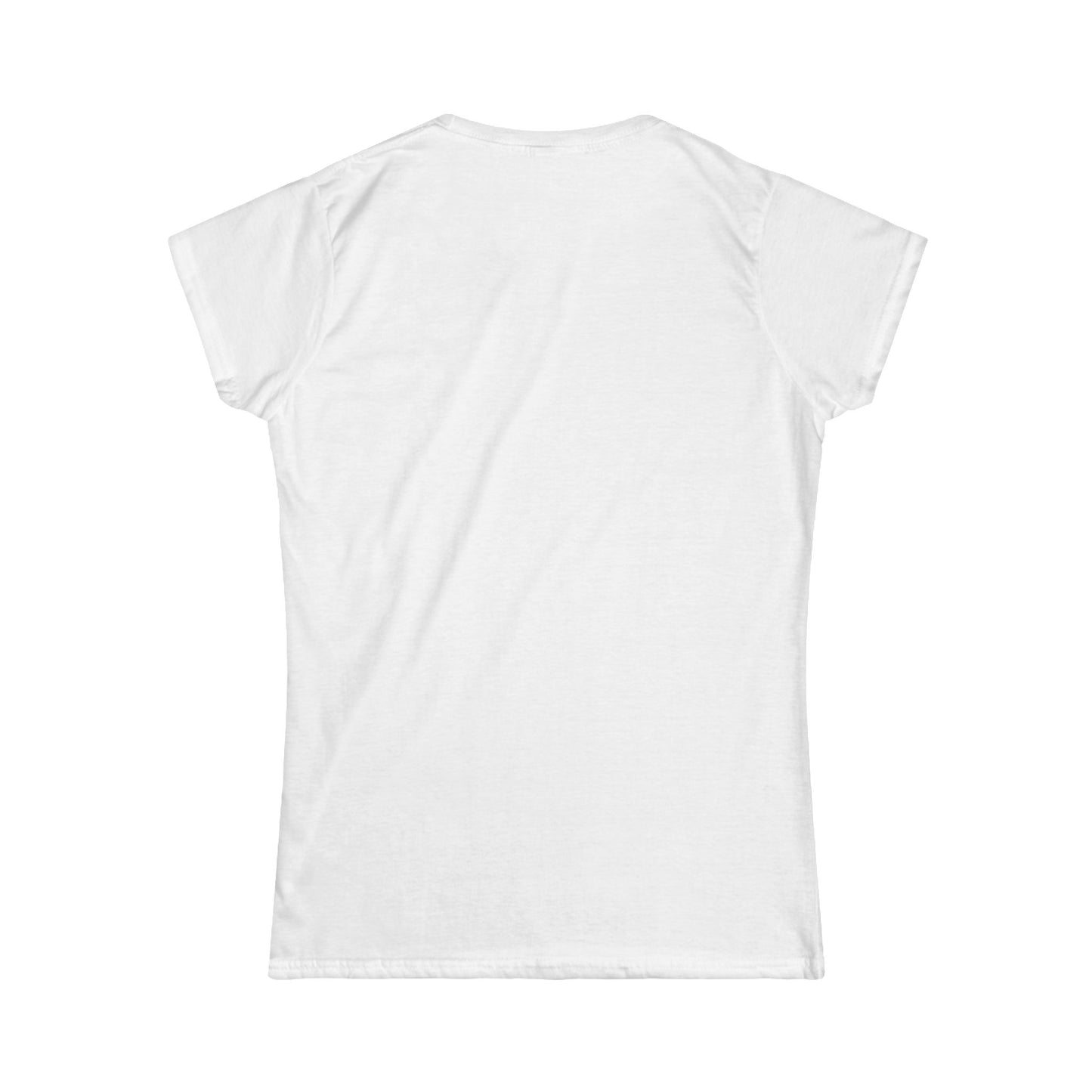 Retro Glam Chic Women's Softstyle Tee - Bold Fashion Graphic