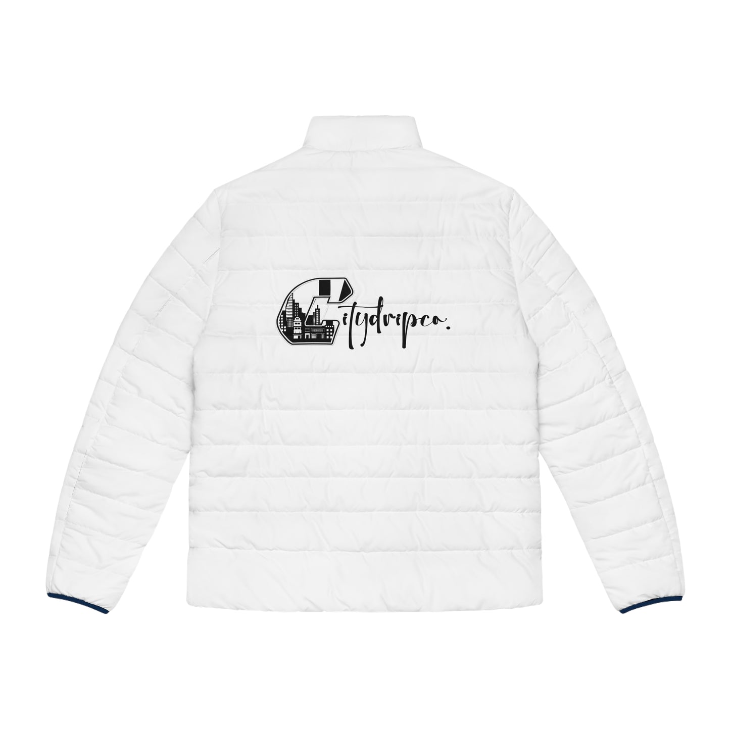 Citydripco City C Puffer Jacket — 'Hydroponic' Monogram Cityscape Men's Puffer