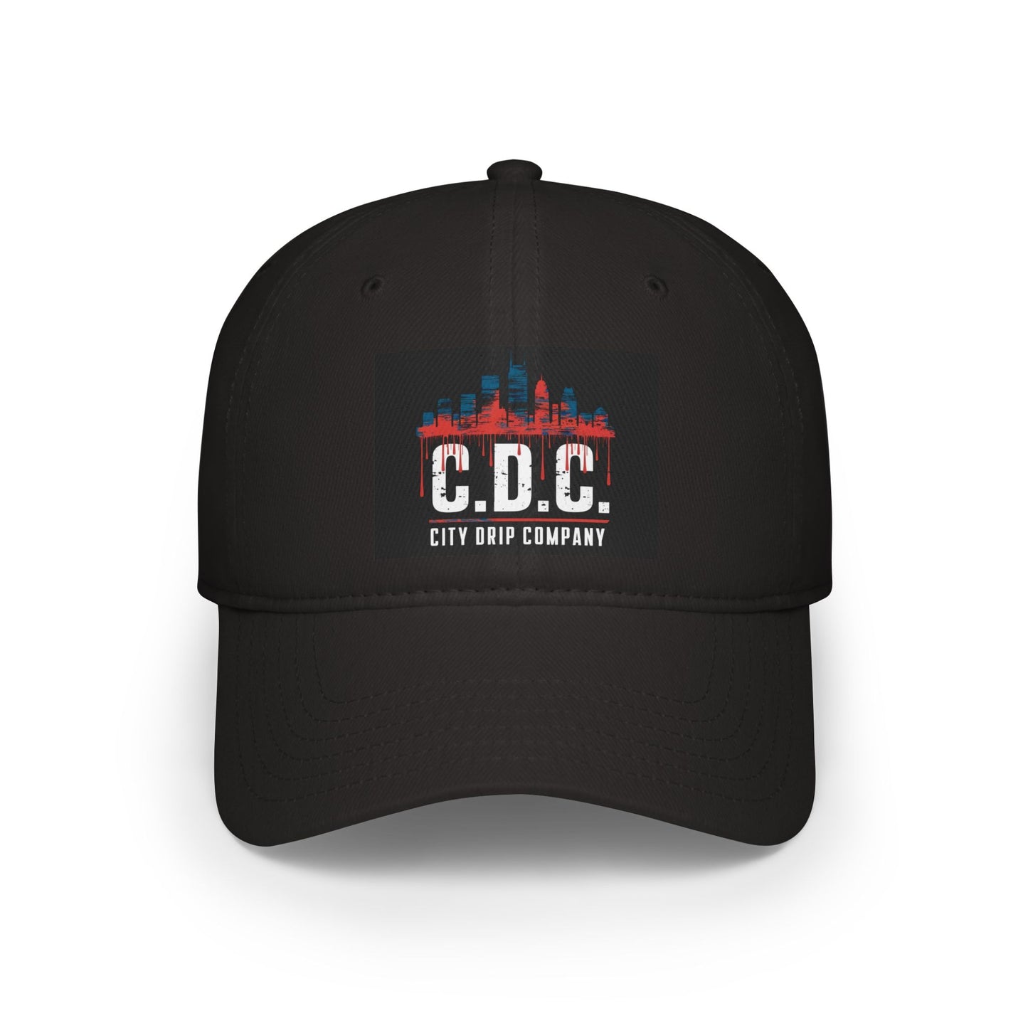 Citydripco. Red & Blue City Profile Baseball Cap