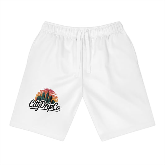 CityDripCo. Sunset City Athletic Long Shorts - Casual Comfort for Active Lifestyles