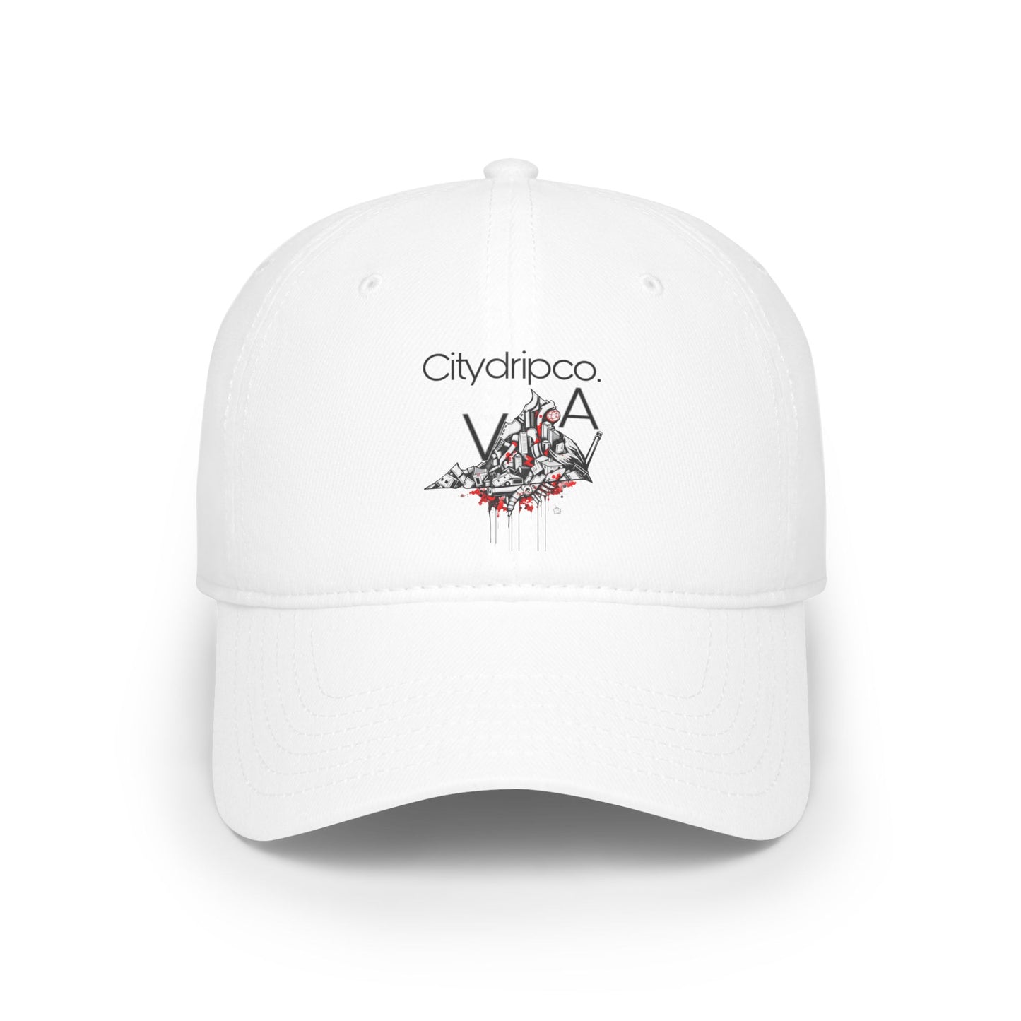 Citydripco. Virginia Low Profile Baseball Cap - Casual Style Hat for Daily Wear