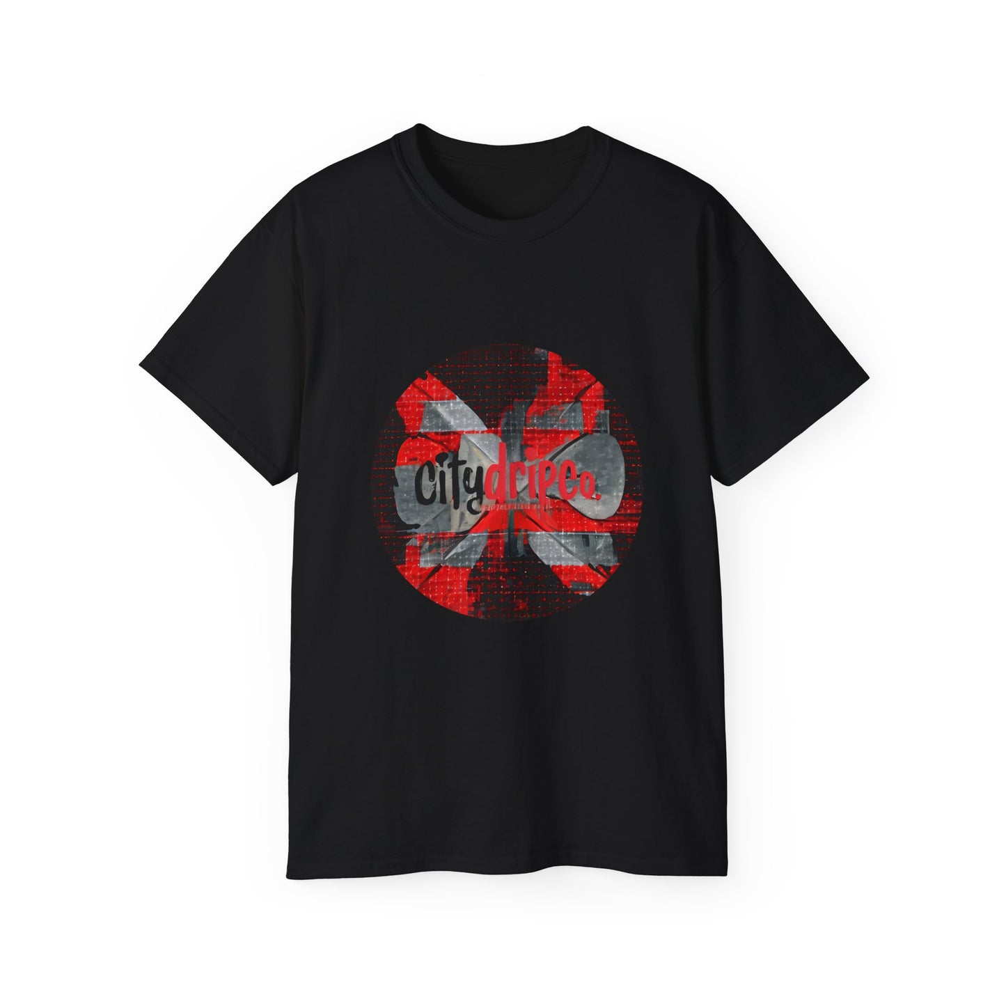 Citydripco. Red Flag Urban Style Graphic Tee - City Vibes Unisex Cotton T-Shirt, Streetwear Fashion, Casual Wear, Gift for Him/Her, Summer Outfit